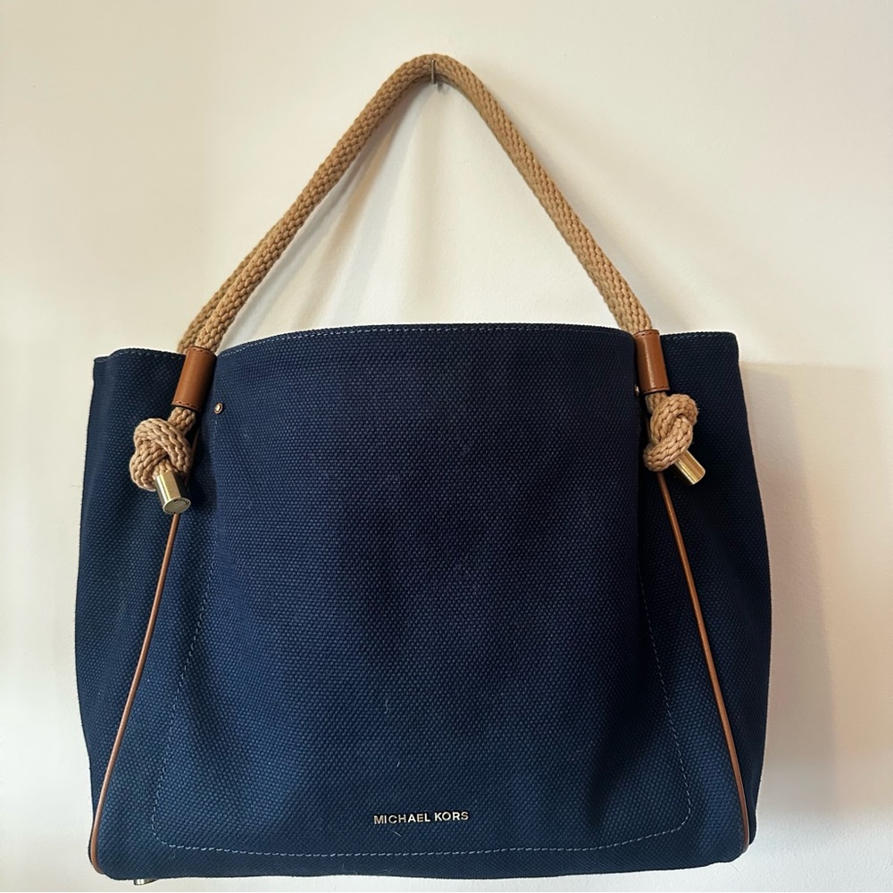 Michael Kors Isla Canvas Tote Bag